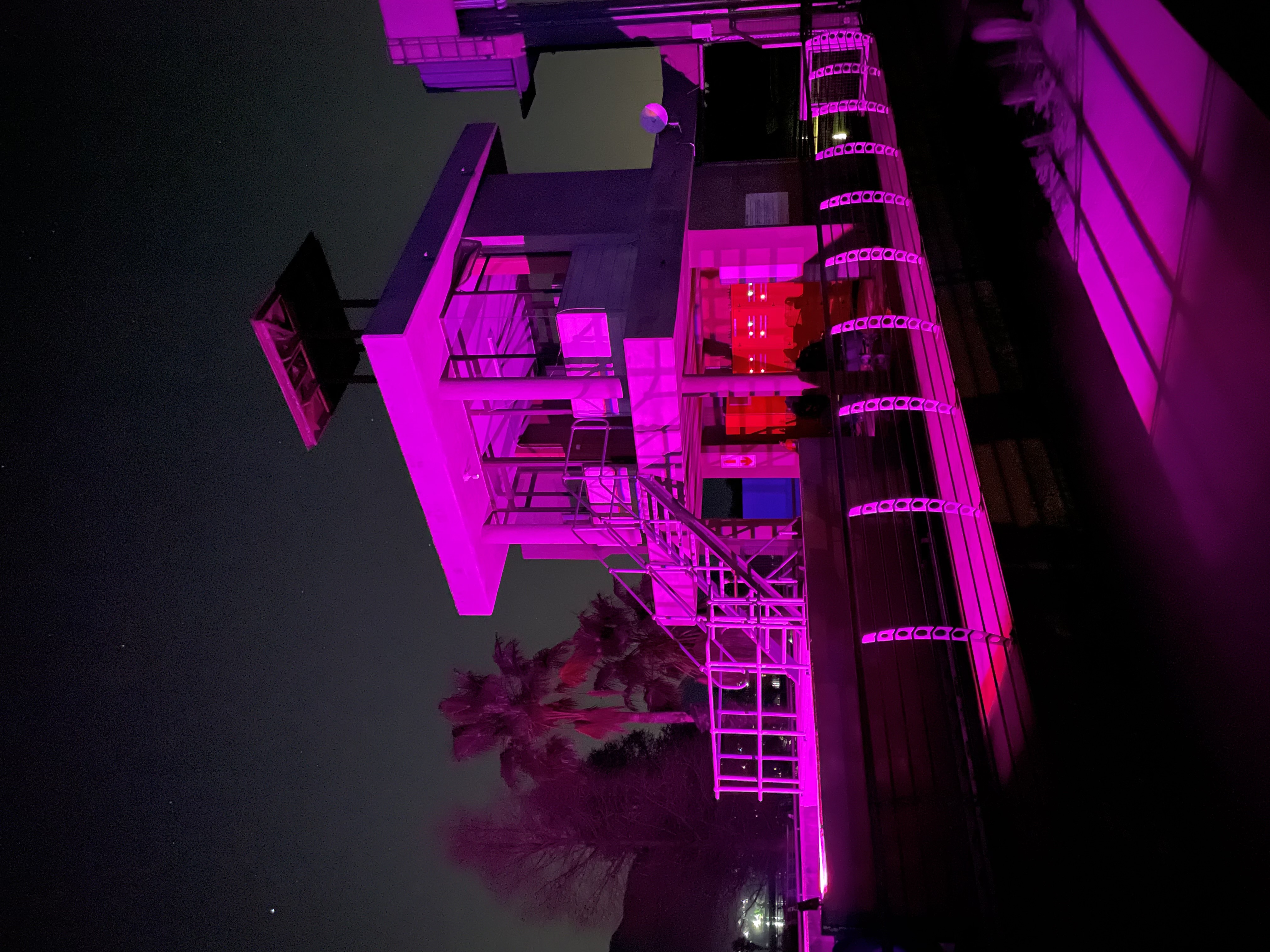 Canal Locks At Night