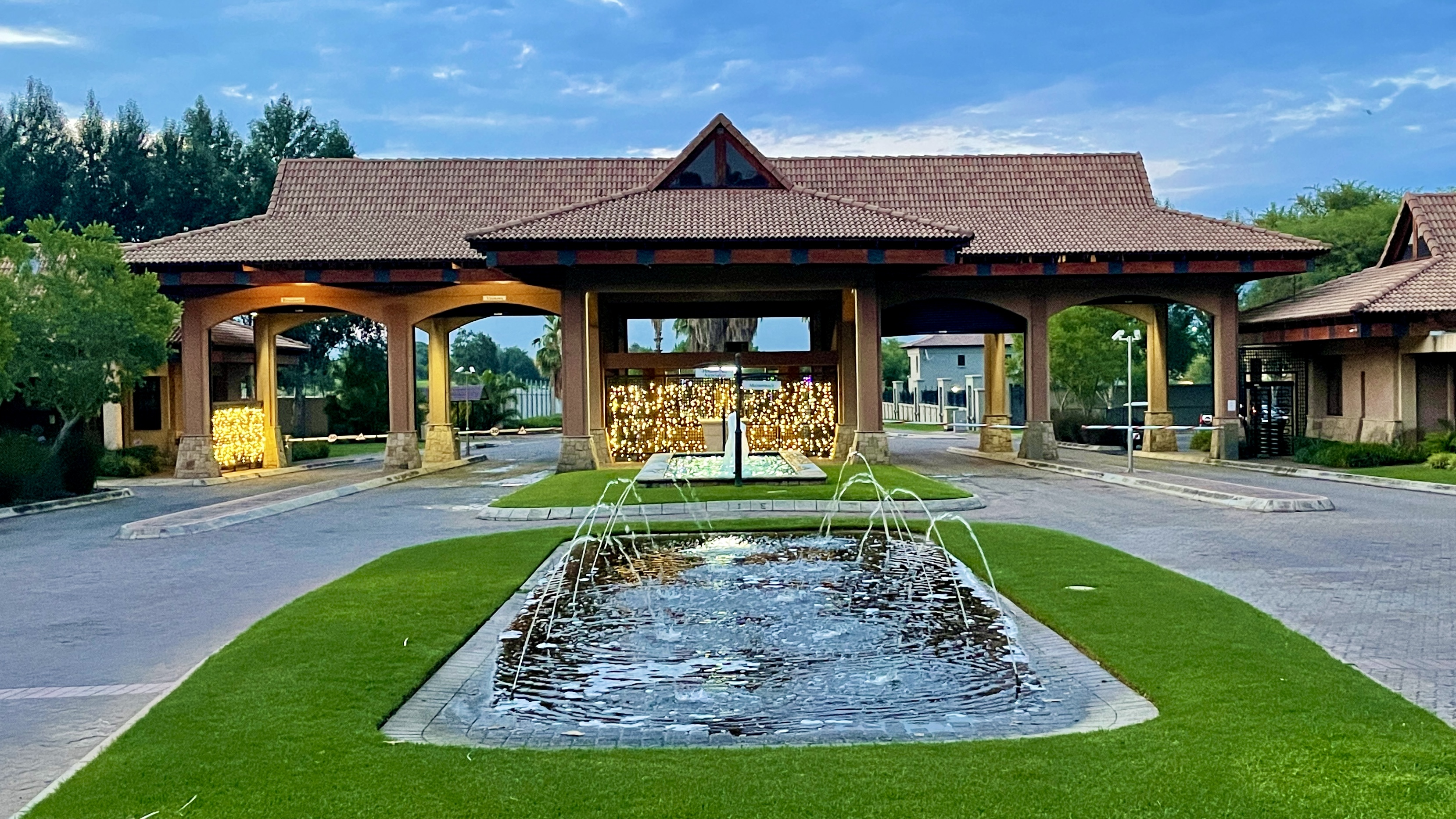 Front View Of Main Gate Christmas