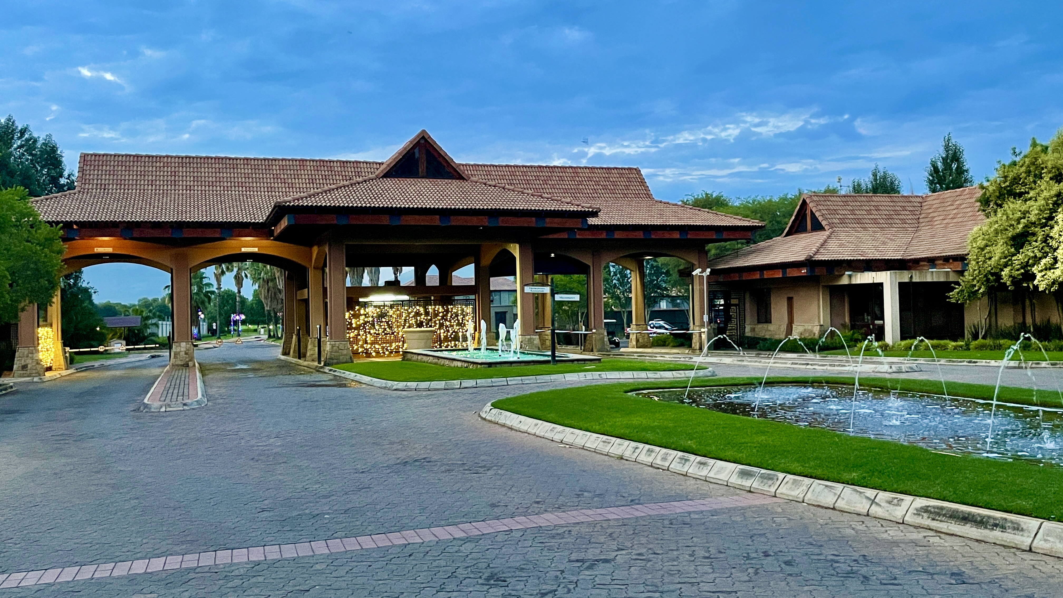 Side View Of Main Gate Christmas